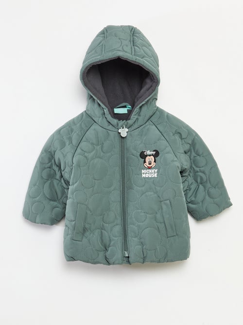 Doudoune à capuche doublée polaire 'Disney' 'Mickey' - Kiabi