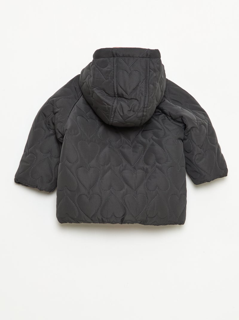 Doudoune à capuche doublée polaire 'Disney' 'Minnie' Gris - Kiabi