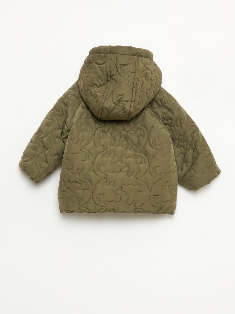 Doudoune à capuche doublée polaire 'Disney' 'Simba' Vert - Kiabi