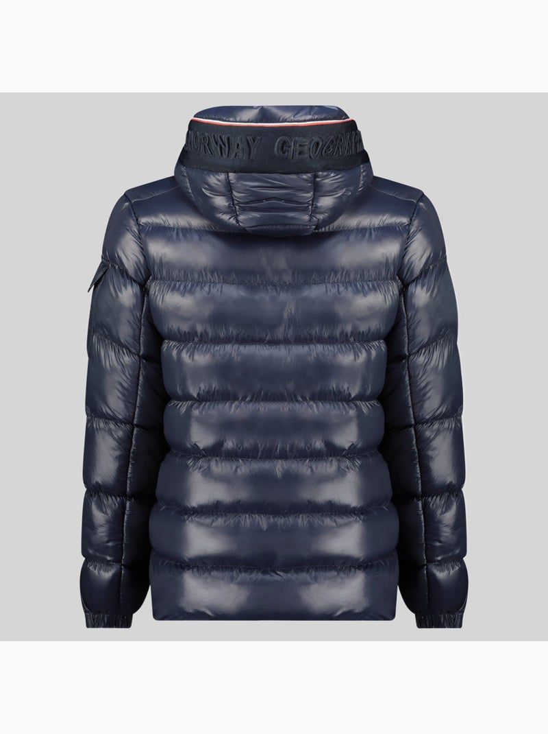 Doudoune à capuche dynamite – geographical norway Bleu marine - Kiabi