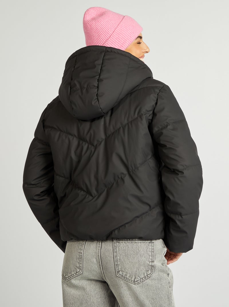 Doudoune à capuche 'JDY' Noir - Kiabi