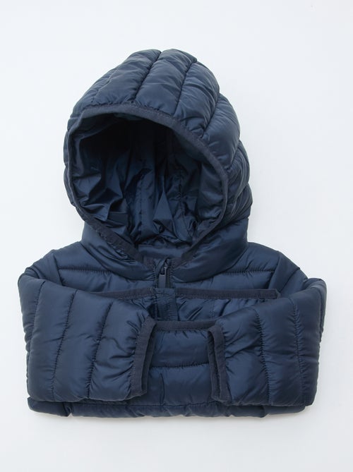 Doudoune à capuche matelassée - Kiabi