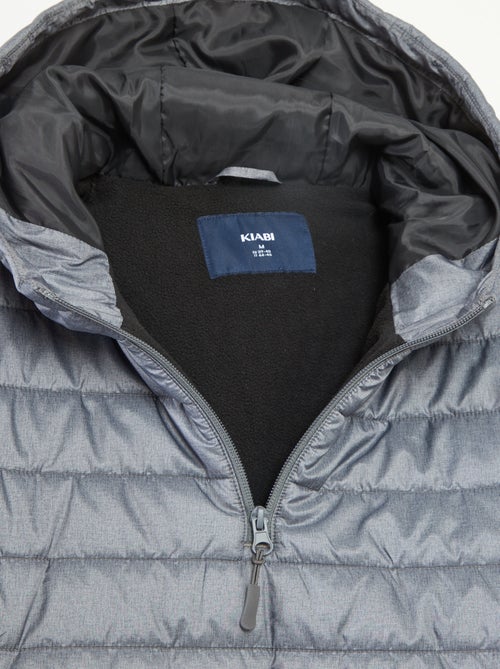 Doudoune à capuche matelassée - Kiabi