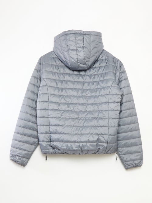 Doudoune à capuche matelassée - Kiabi