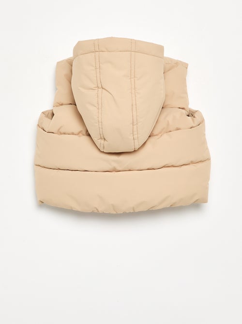 Doudoune à capuche matelassée sans manches - Kiabi Doudoune à capuche matelassée sans manches - Kiabi