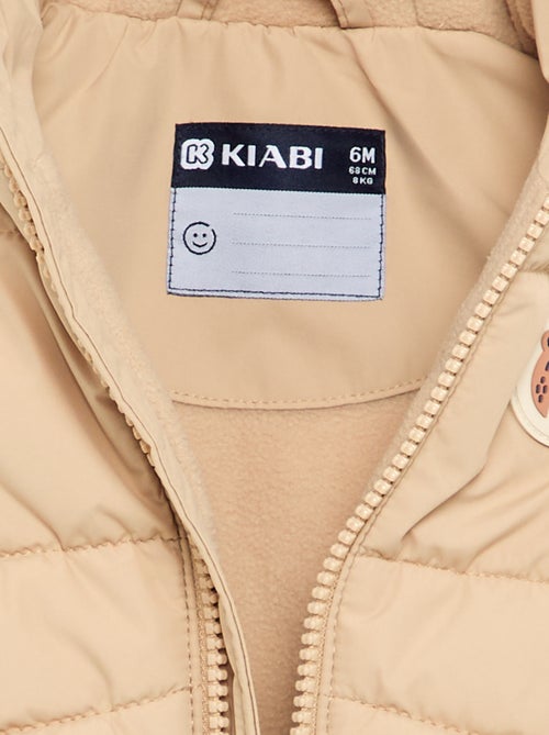 Doudoune à capuche matelassée sans manches - Kiabi Doudoune à capuche matelassée sans manches - Kiabi
