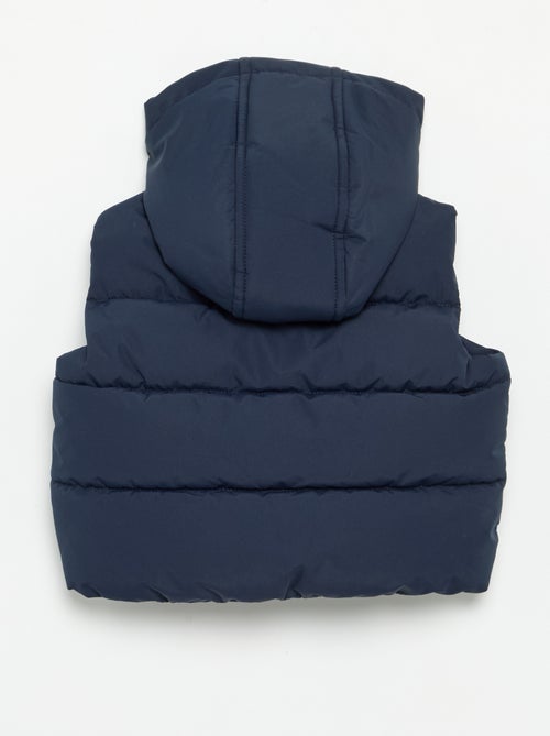 Doudoune à capuche matelassée sans manches - Kiabi Doudoune à capuche matelassée sans manches - Kiabi