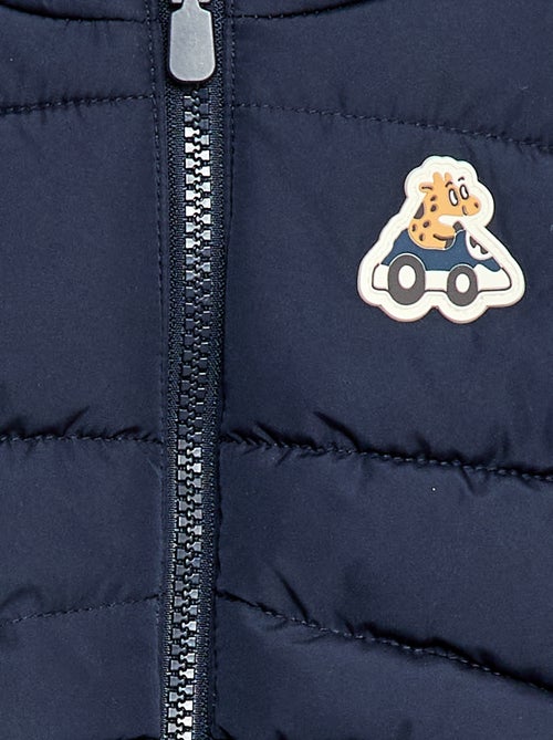 Doudoune à capuche matelassée sans manches - Kiabi