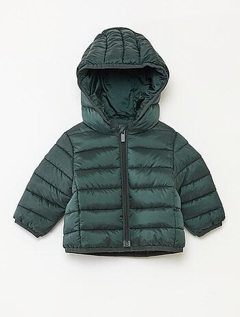 Doudoune à capuche matelassée