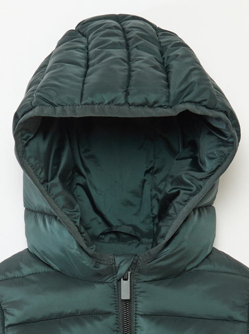 Doudoune à capuche matelassée - Kiabi