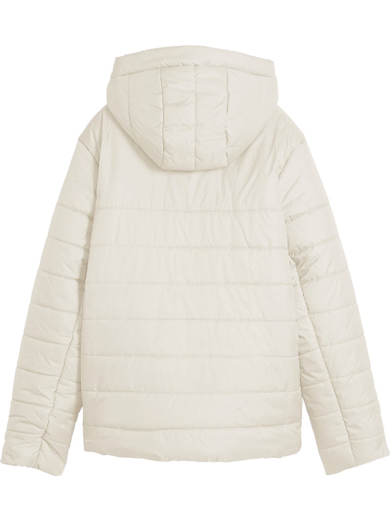 Doudoune à capuche puma padded jacket Beige - Kiabi