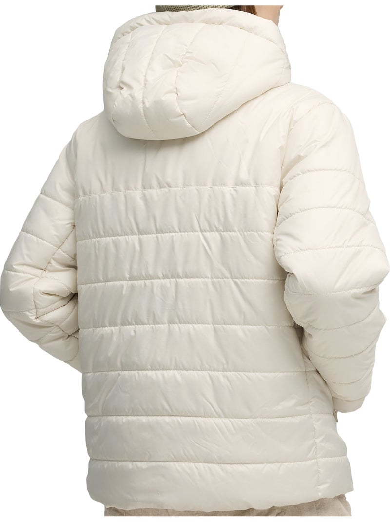 Doudoune à capuche puma padded jacket Beige - Kiabi