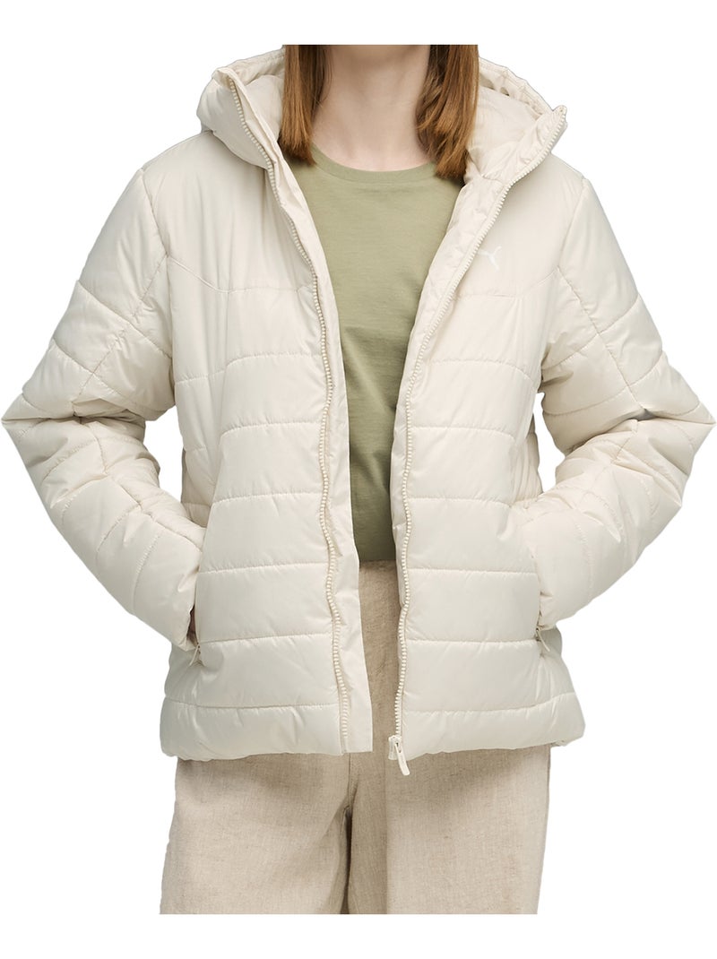 Doudoune à capuche puma padded jacket Beige - Kiabi
