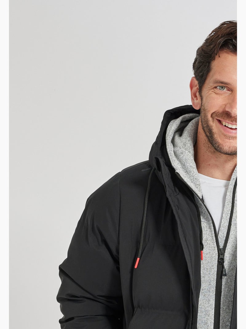 Doudoune à capuche Thermolactyl homme - DamartSport Noir - Kiabi