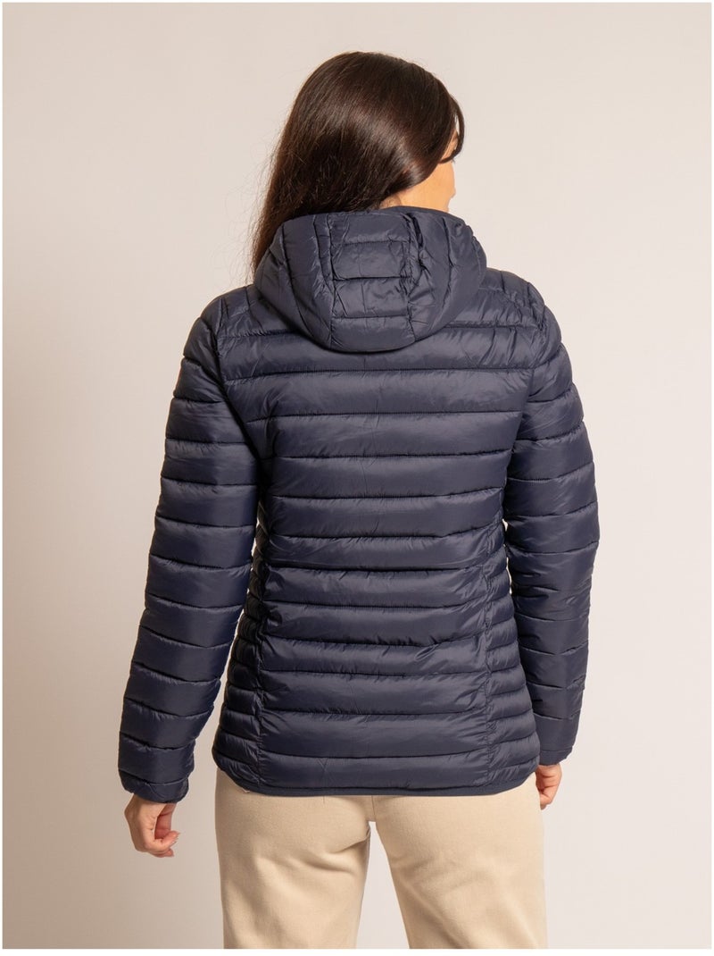 Doudoune a capuche URSEL Bleu marine - Kiabi