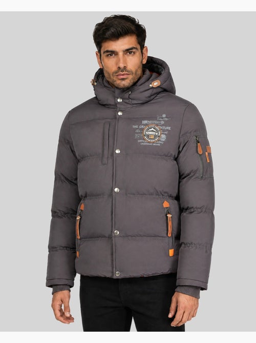 Doudoune à capuche verveine – geographical norway - Kiabi