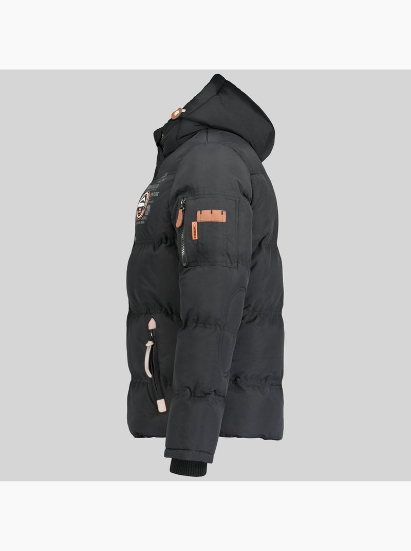 Doudoune à capuche verveine – geographical norway Noir - Kiabi