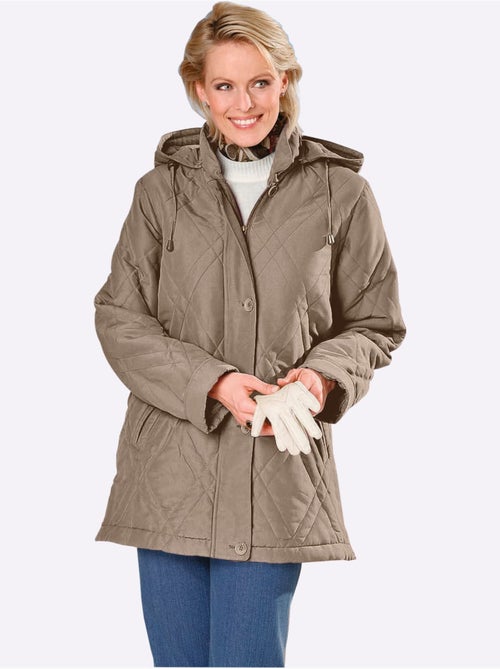 Doudoune à col montant avec capuche amovible et poches pratiques - taille standard - moda vilona - Kiabi