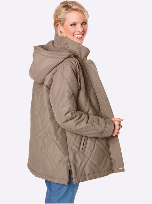 Doudoune à col montant avec capuche amovible et poches pratiques - taille standard - moda vilona - Kiabi