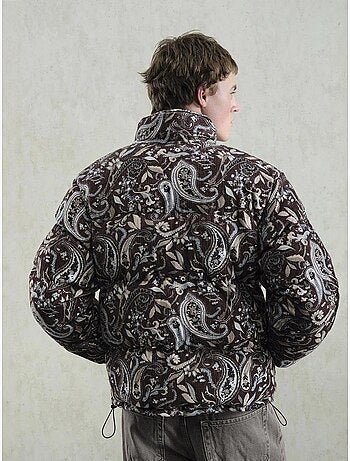 Doudoune à motifs avec col zippé giesto