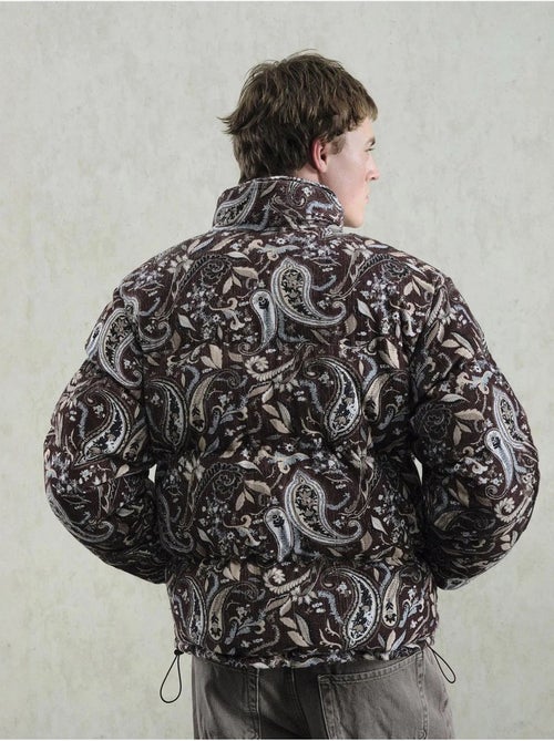 Doudoune à motifs giesto avec col zippé - Kiabi