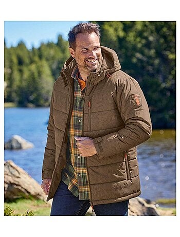 Doudoune Longue avec Capuche Amovible - ATLAS FOR MEN