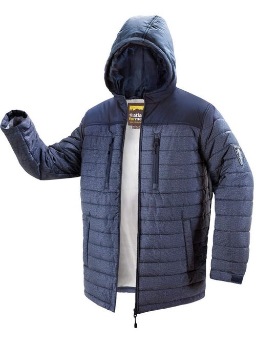 Doudoune avec Capuche Bicolore   - ATLAS FOR MEN - Kiabi