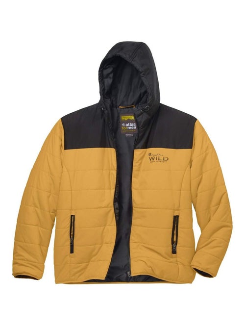 Doudoune avec Capuche Bicolore  - ATLAS FOR MEN - Kiabi