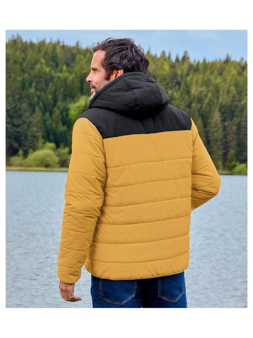Doudoune avec Capuche Bicolore  - ATLAS FOR MEN - Kiabi
