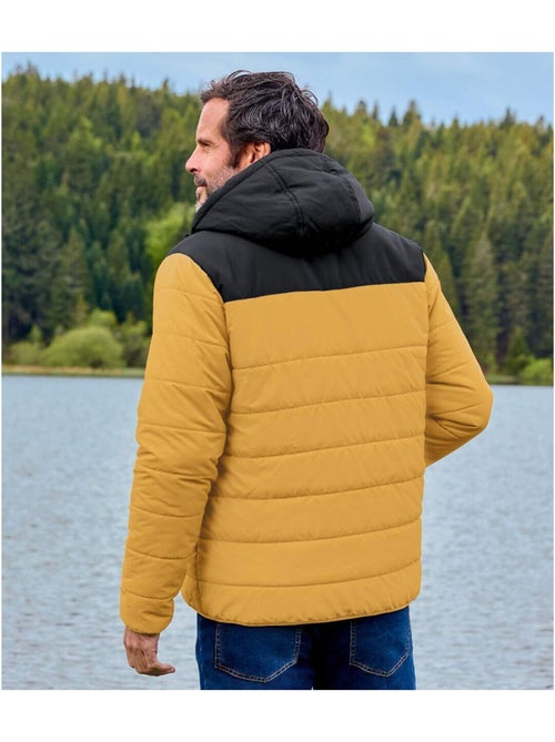Doudoune avec capuche bicolore  - atlas for men - Kiabi