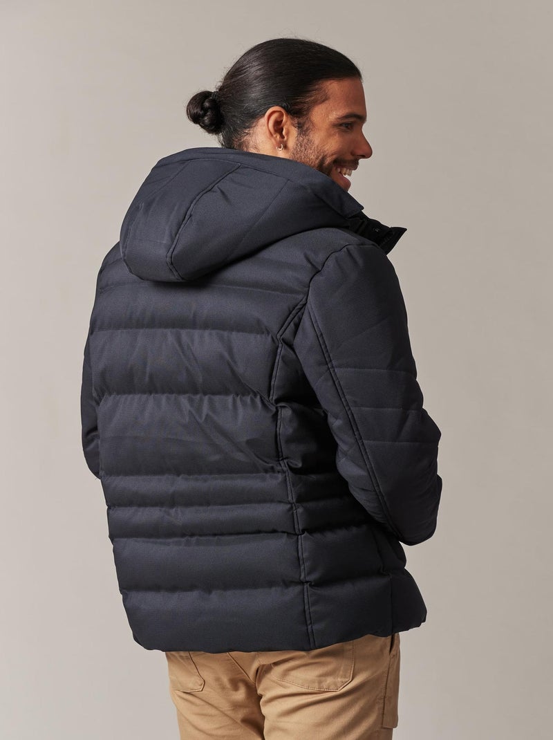 Doudoune  avec capuche 'Deeluxe' Bleu marine - Kiabi
