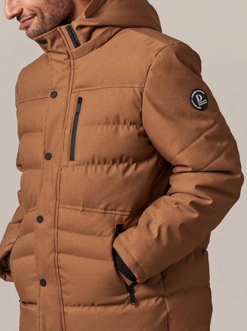 Doudoune  avec capuche 'Deeluxe' Marron caramel - Kiabi