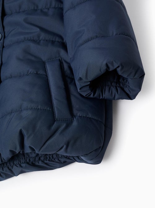 Doudoune avec Capuche et Doublure Polaire - Kiabi