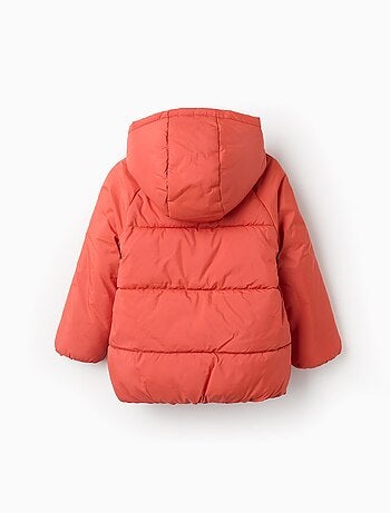 Doudoune avec Capuche et Doublure Polaire