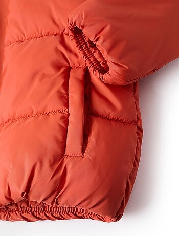 Doudoune avec Capuche et Doublure Polaire