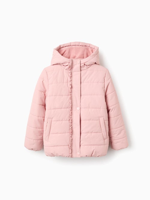 Doudoune avec Capuche et Doublure Polaire - Kiabi