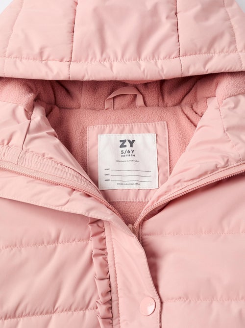 Doudoune avec Capuche et Doublure Polaire - Kiabi