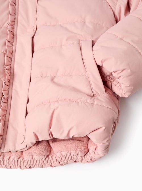 Doudoune avec Capuche et Doublure Polaire - Kiabi