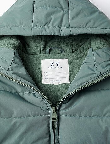 Doudoune avec Capuche et Doublure Polaire