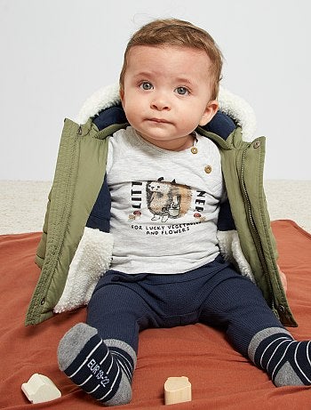 Combinaison Manteau Vetements Bebe Vert Kiabi