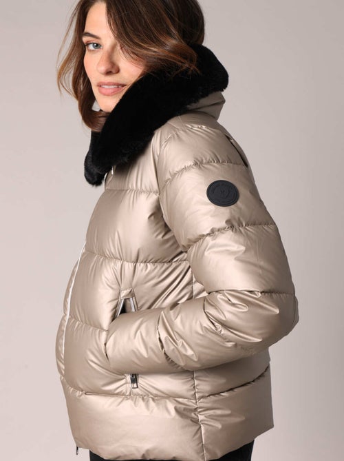 Doudoune avec col chaud amovible 'Deeluxe' - Kiabi
