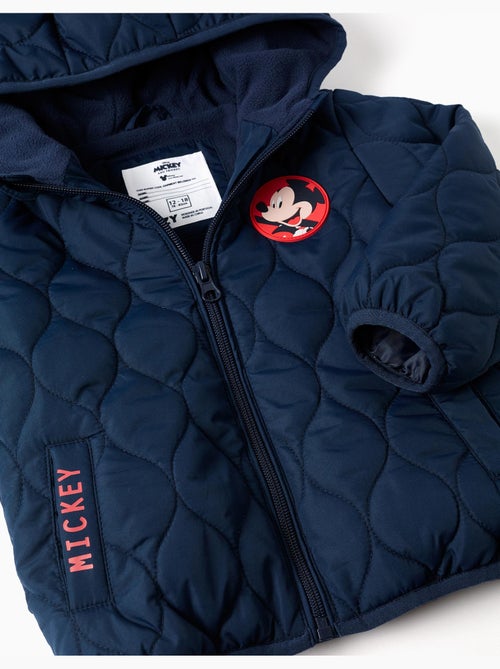 Doudoune avec doublure en polaire et Mickey - Kiabi