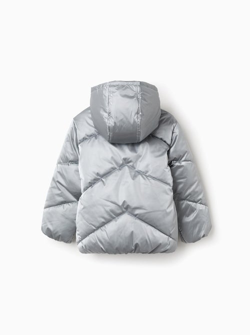 Doudoune avec Doublure Polaire et Capuche - Kiabi