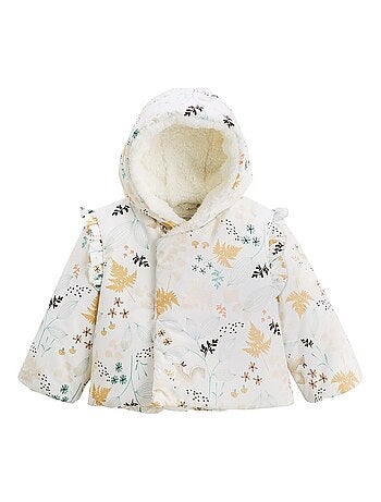 Doudoune bébé imperméable doublé sherpa avec capuche Bloom