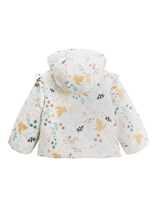 Doudoune bébé imperméable doublée sherpa avec capuche Bloom - Kiabi