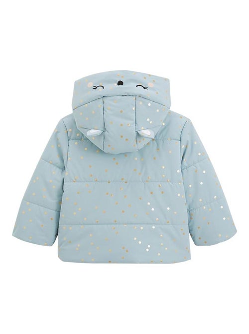 Doudoune bébé intérieur polaire avec capuche Alma - Kiabi