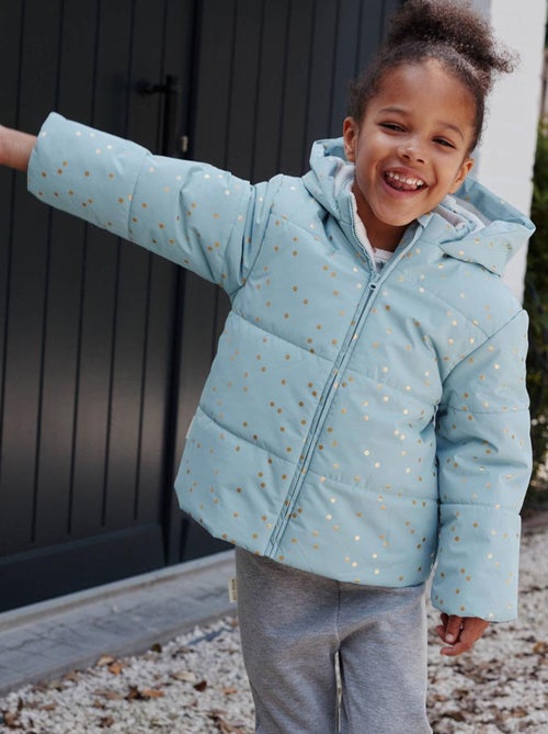 Doudoune bébé intérieur polaire avec capuche Alma - Kiabi