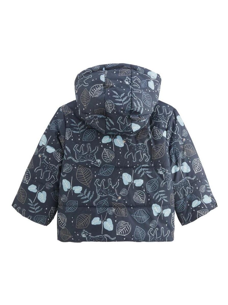 Doudoune bébé intérieur polaire avec capuche Félintrépide Bleu - Kiabi