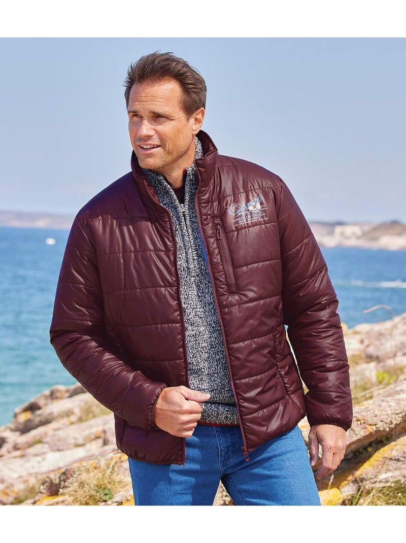 Doudoune Bicolore Colorado Mountain  - ATLAS FOR MEN Bordeaux - Kiabi