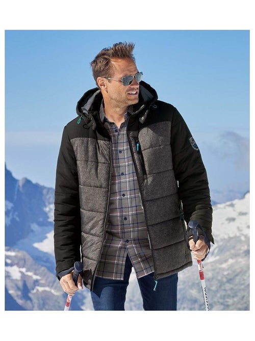 Doudoune Bicolore Winter Snow - ATLAS FOR MEN - Kiabi Doudoune Bicolore Winter Snow - ATLAS FOR MEN - Kiabi